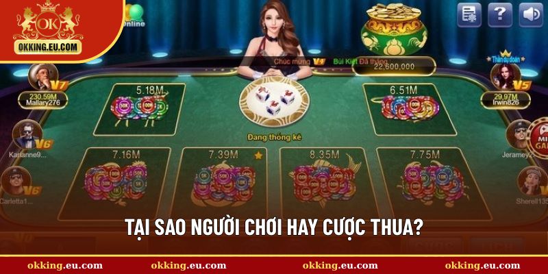 Lý giải nguyên nhân dẫn đến việc thua cược