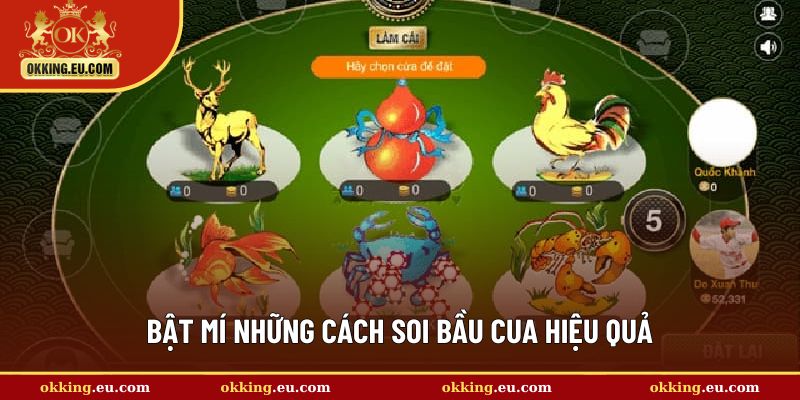 Bật mí cách soi bầu cua hữu ích